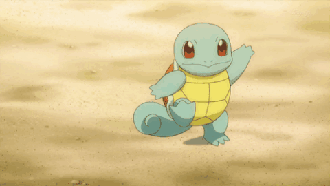 杰尼龟做操 GIF 动图表情包