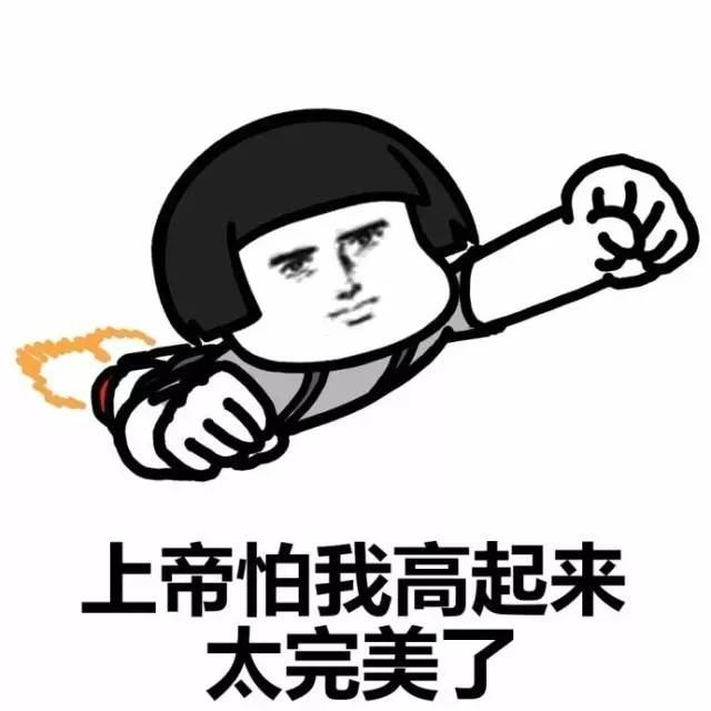 上帝怕我高起来，太完美了表情包