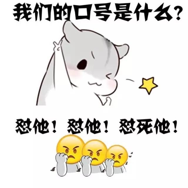 我们的口号是什么?怼他!怼他!怼死他!表情包