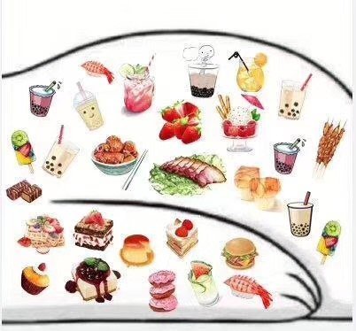 一肚子零食表情包