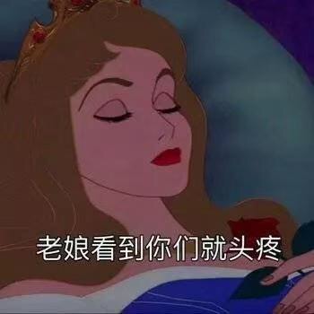 老娘看到你们就头疼表情包